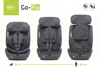 Merkloos kinderautostoeltje i-Size ISOFIX 9-36 kg, 76-150 cm