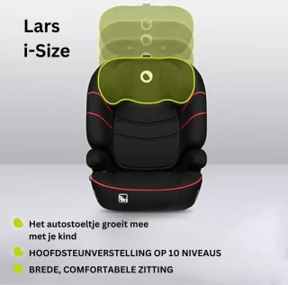 MKSS® Auto Kinderstoel Zwart Rood