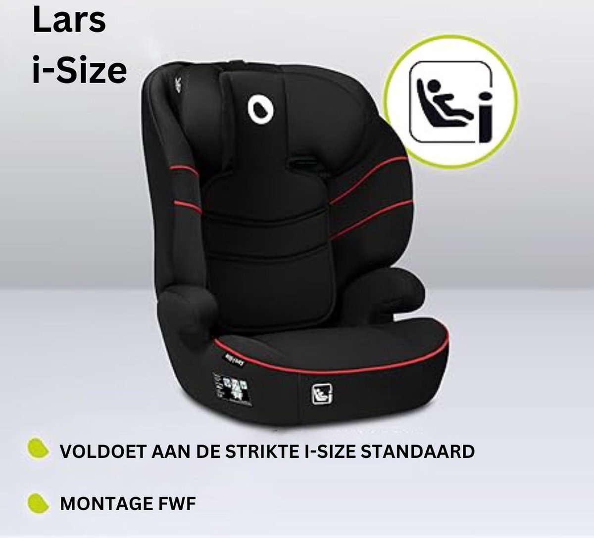 MKSS® Auto Kinderstoel Zwart Rood