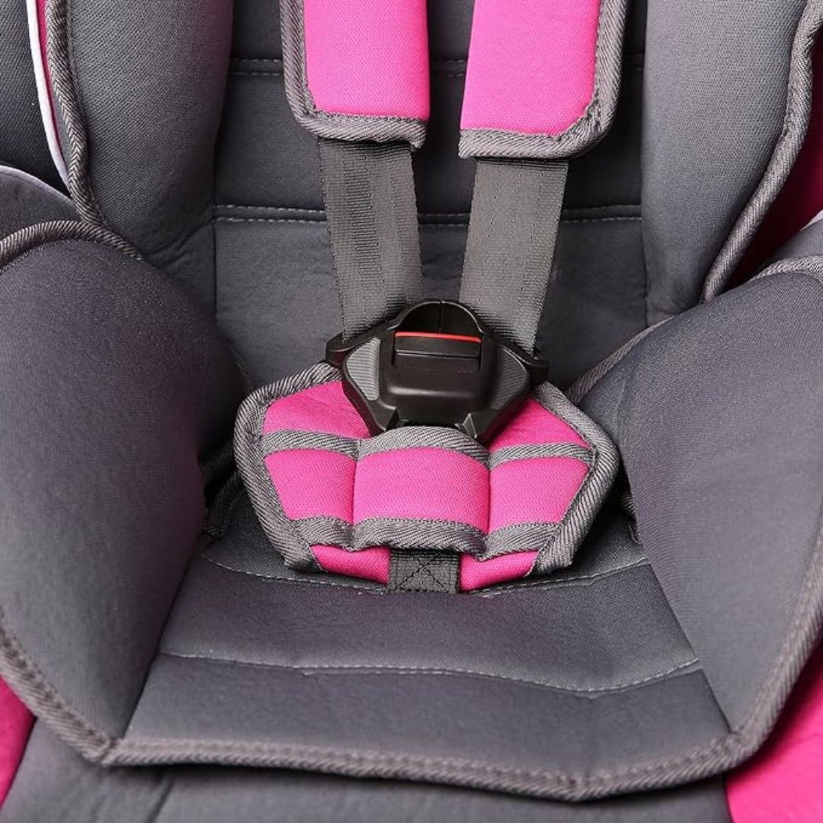 MKSS® Kinderstoel Auto Grijs/Roze