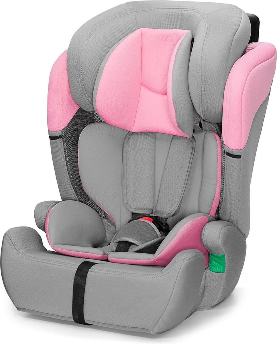 MKSS Kinderstoel Auto Licht Grijs Roze
