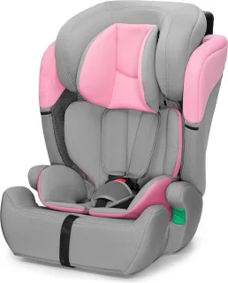 MKSS Kinderstoel Auto Licht Grijs Roze