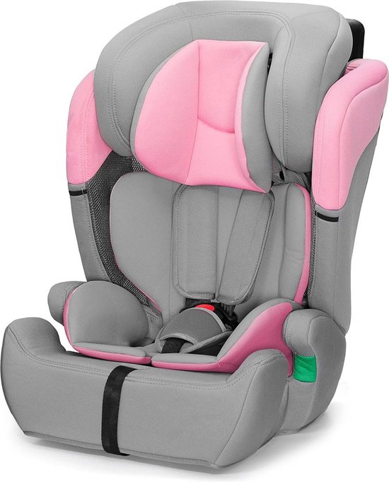 MKSS Kinderstoel Auto Licht Grijs Roze