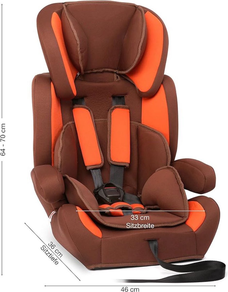 MKSS Kinderstoel Auto Oranje