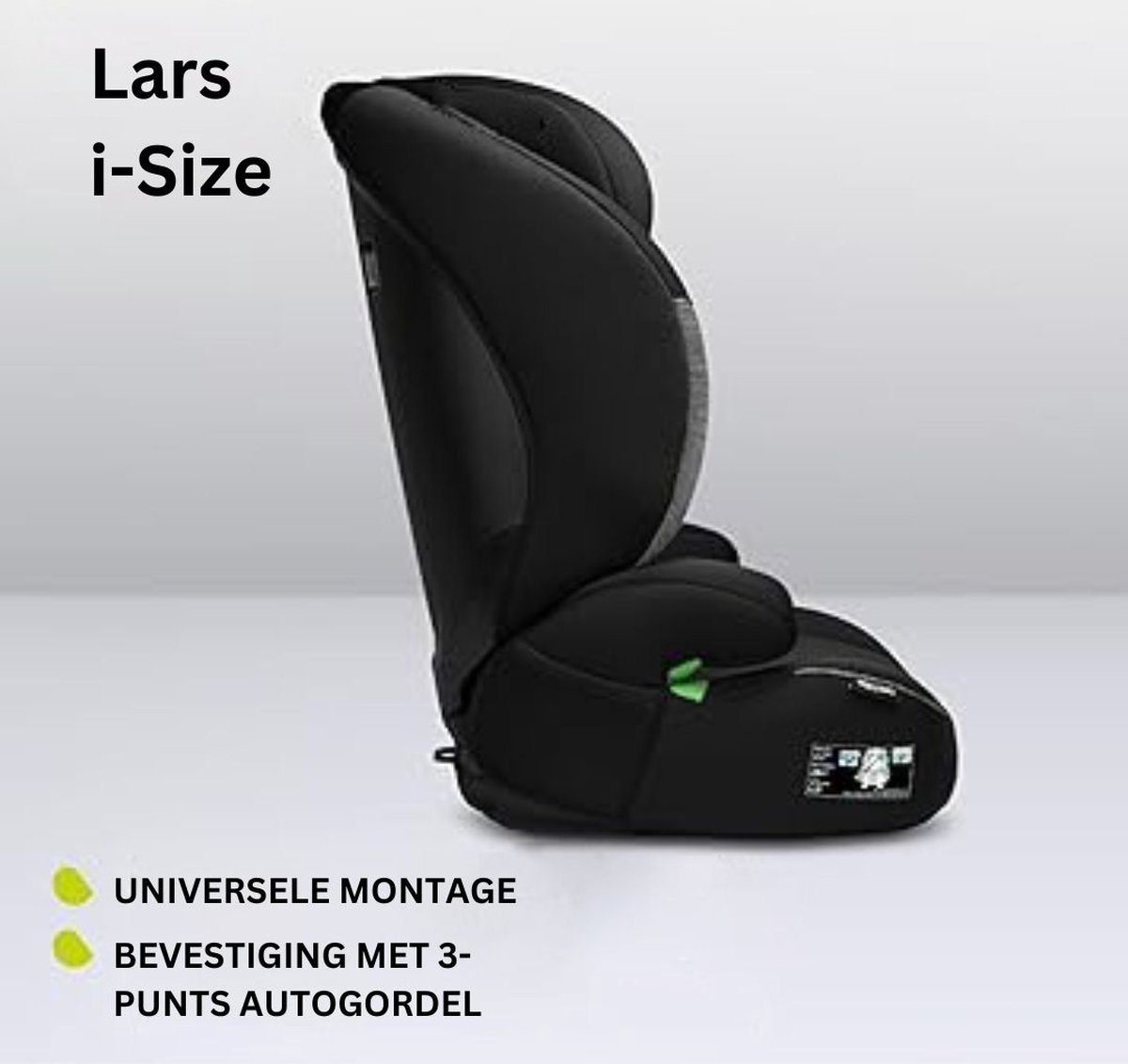MKSS® Kinderstoel Auto Zitverhoger Zwart Grijs