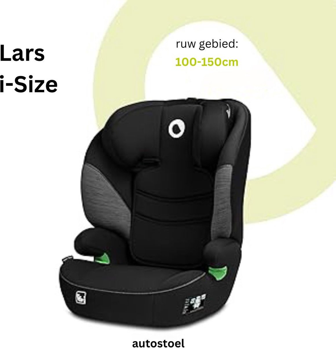MKSS® Kinderstoel Auto Zitverhoger Zwart Grijs