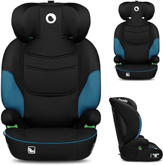 MKSS® Kinderstoel Auto Zitverhoger Zwart Turkoois