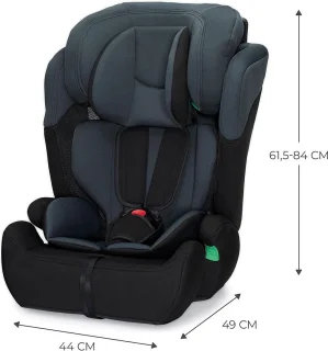 MKSS® Kinderzitje Auto Zwart Grijs