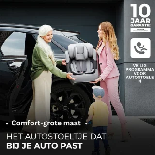 MKSS® Kinderzitje Auto Zwart Grijs