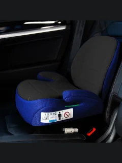 MMM® Isofix Zitverhoger - Blauw/Zwart