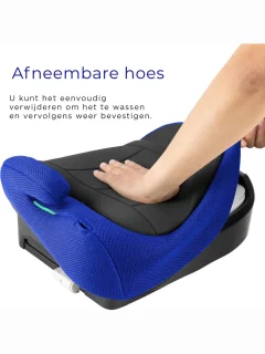 MMM® Isofix Zitverhoger - Blauw/Zwart