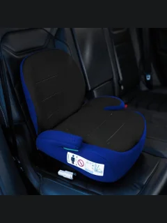 MMM® Isofix Zitverhoger - Blauw/Zwart