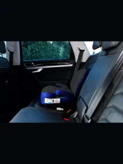MMM® Isofix Zitverhoger - Blauw/Zwart