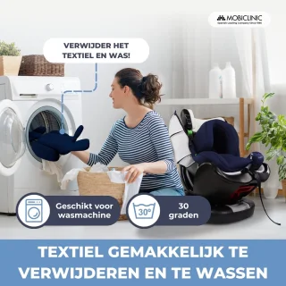Mobiclinic Pandafix Autostoel 0-36 kg Blauw