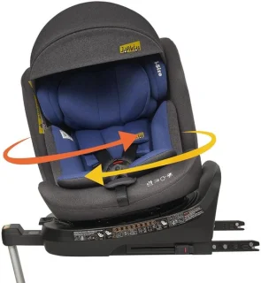 MODENUIT autostoeltje van stof – blauw