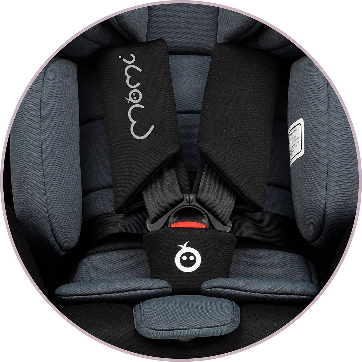 MoMi Urso i-Size autostoel Isofix zwart 40-150 cm