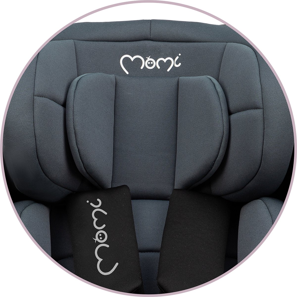 MoMi Urso i-Size autostoel Isofix zwart 40-150 cm