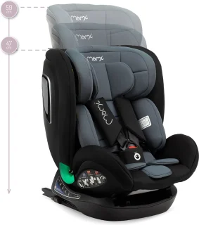 MoMi Urso i-Size autostoel Isofix zwart 40-150 cm