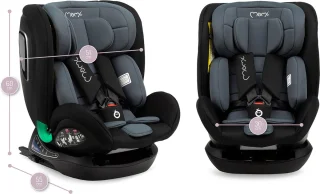 MoMi Urso i-Size autostoel Isofix zwart 40-150 cm