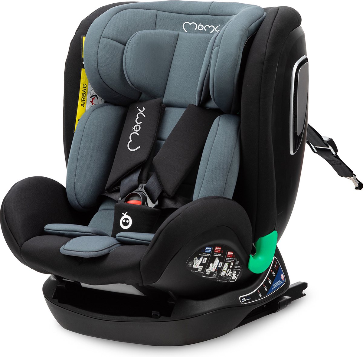 MoMi Urso i-Size autostoel Isofix zwart 40-150 cm