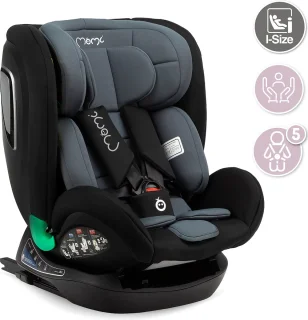 MoMi Urso i-Size autostoel Isofix zwart 40-150 cm
