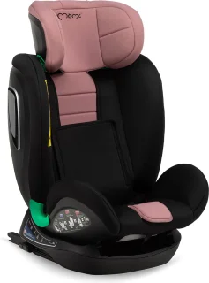 MoMi Urso i-Size autostoel isoFix Zwart-Roze