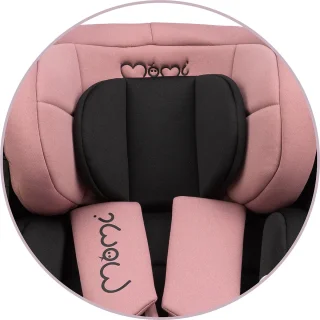 MoMi Urso i-Size autostoel isoFix Zwart-Roze