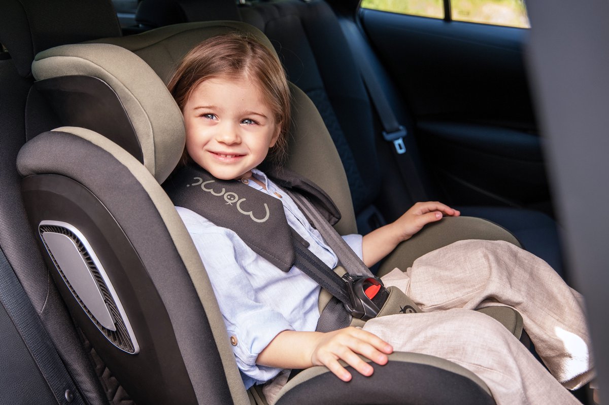 MoMi Urso i-Size autostoel isoFix Zwart-Roze