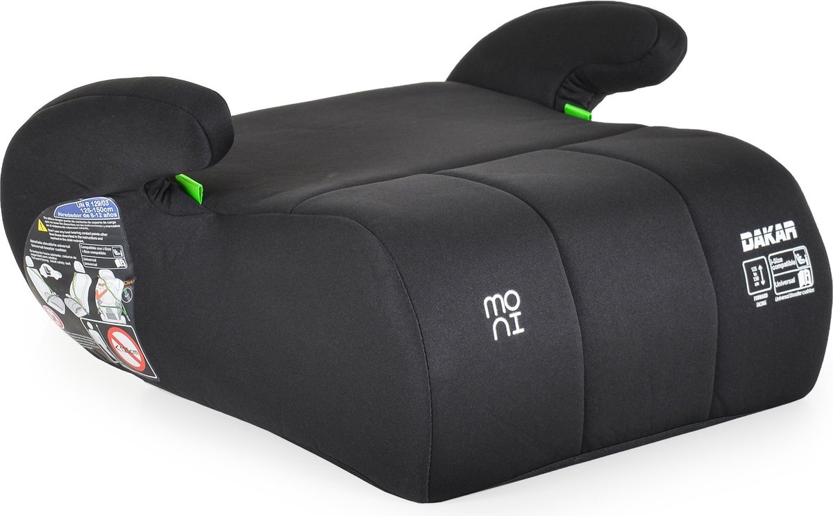 Moni Dakar Basic i-Size Booster 125-150 cm Black