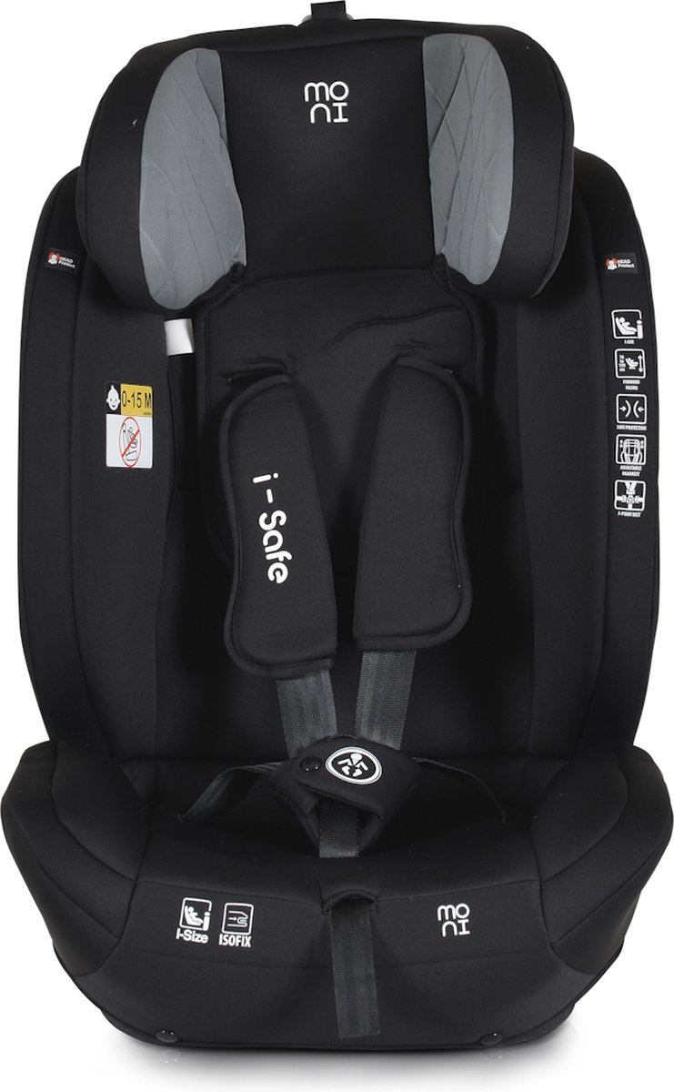 Moni Isafe Grey i-Size Autostoel 76-150 cm 111002