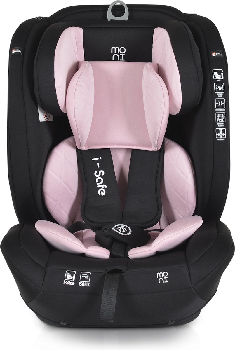 Moni Isafe Pink i-Size Autostoel 76-150 cm 111001