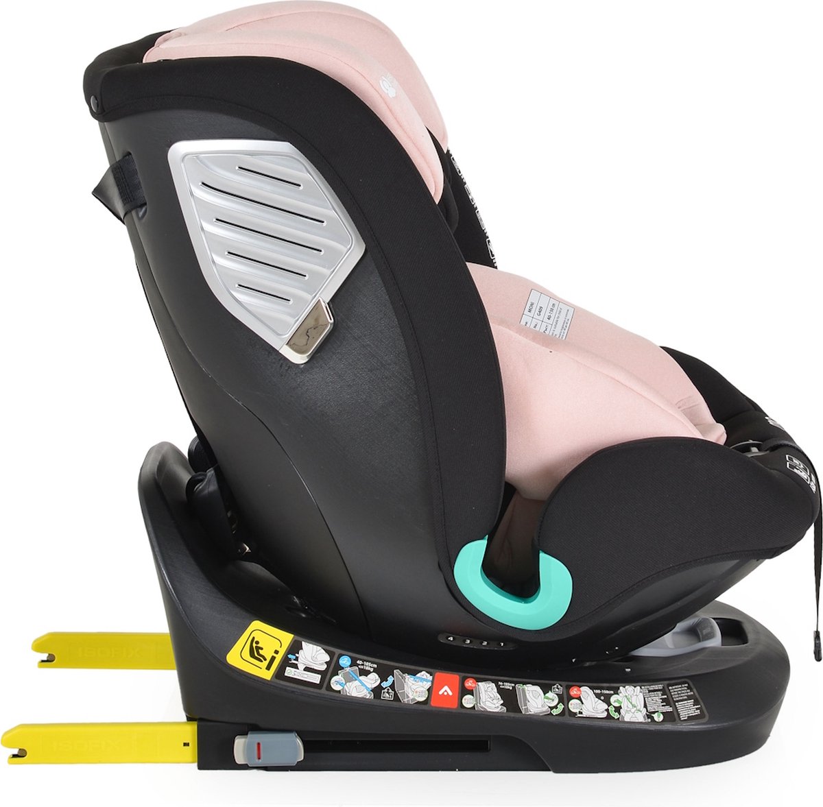 Moni Serengeti Autostoel 40-150 cm Gently Pink
