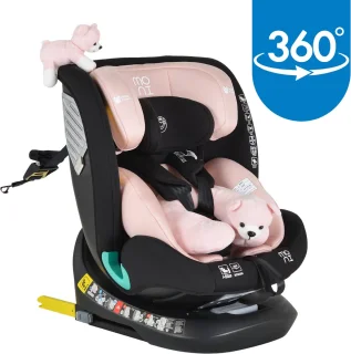 Moni Serengeti Autostoel 40-150 cm Gently Pink