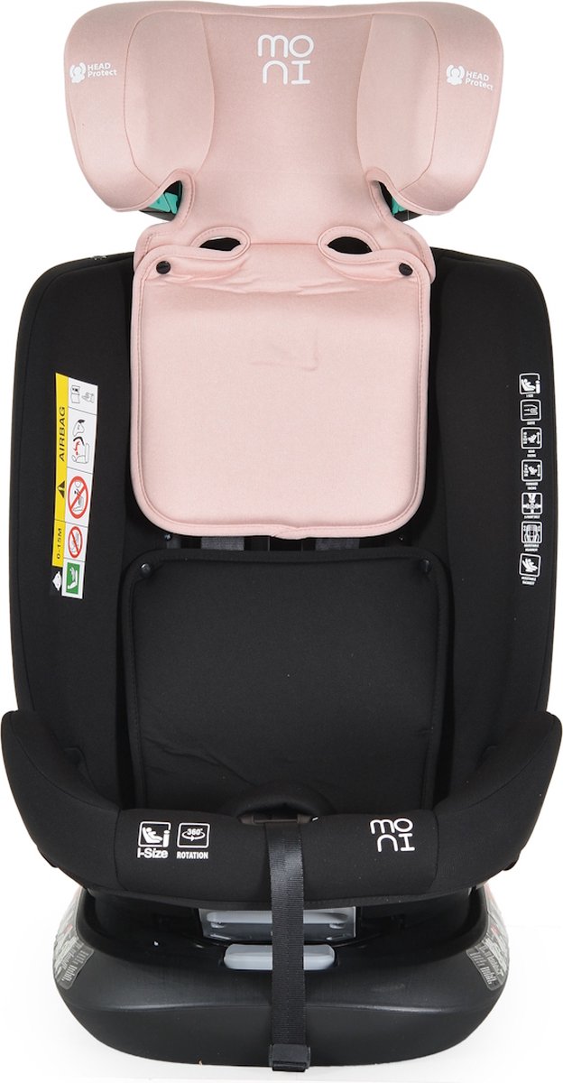 Moni Serengeti Autostoel 40-150 cm Gently Pink
