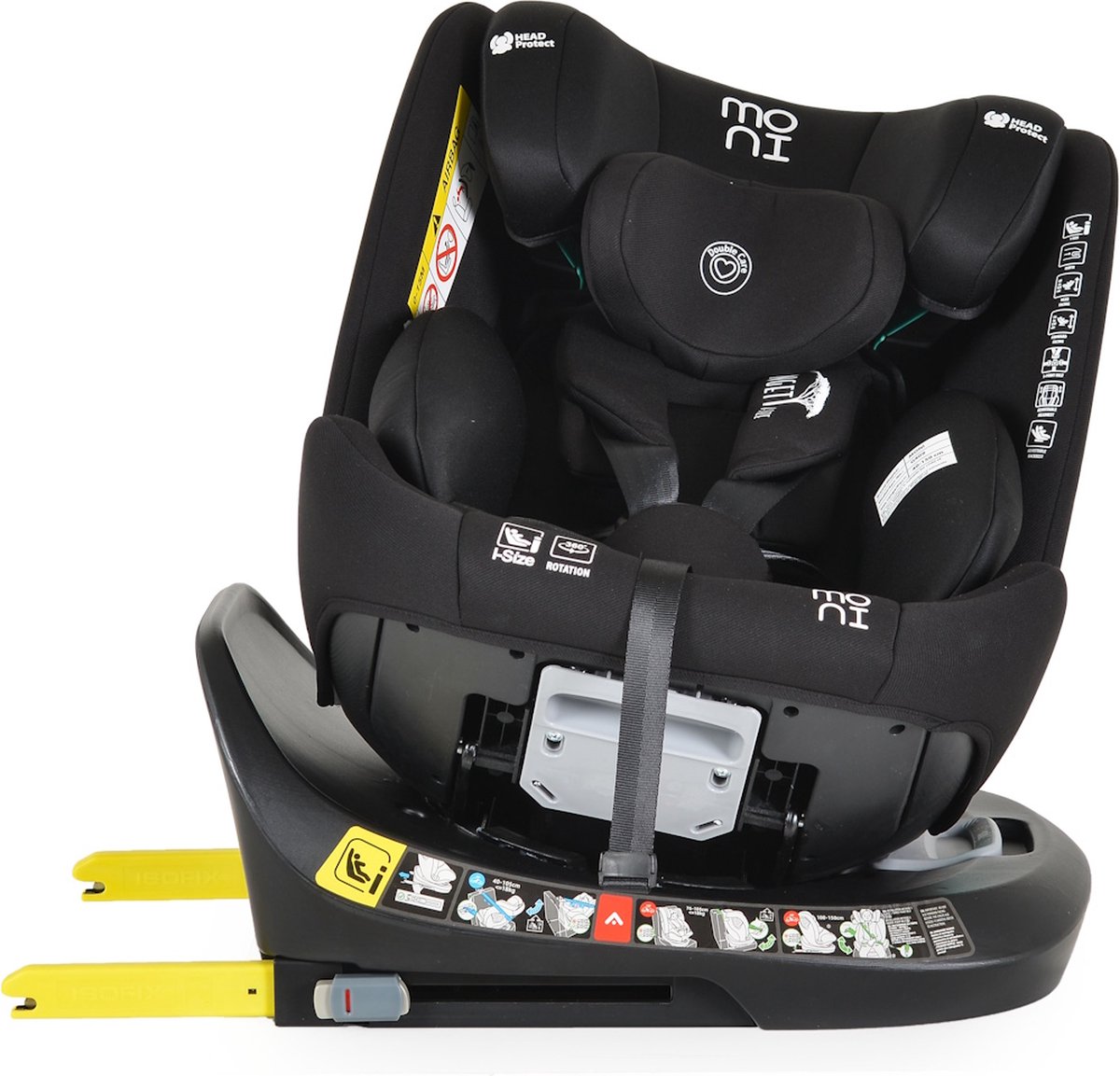 Moni Serengeti Black i-Size Autostoel 40-150 cm