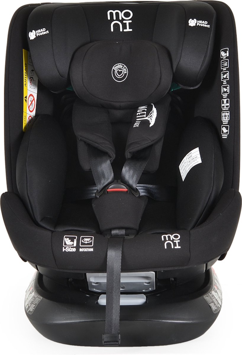 Moni Serengeti Black i-Size Autostoel 40-150 cm