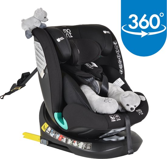 Moni Serengeti Black i-Size Autostoel 40-150 cm