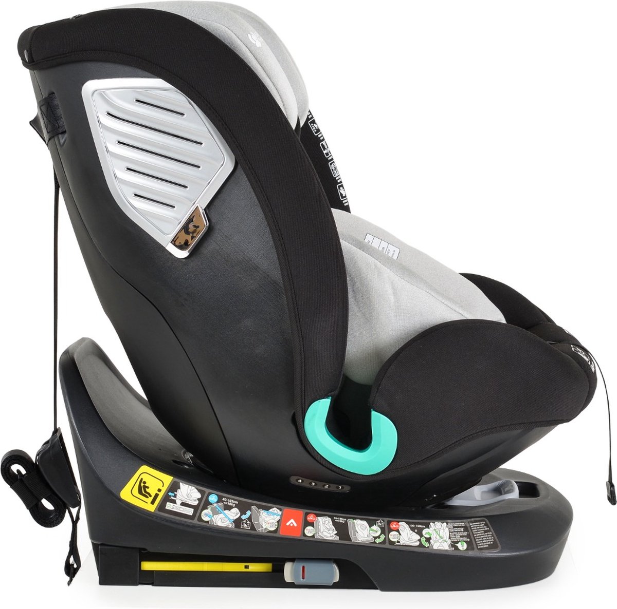 Moni Serengeti Light Grey i-Size Autostoel 40-150 cm