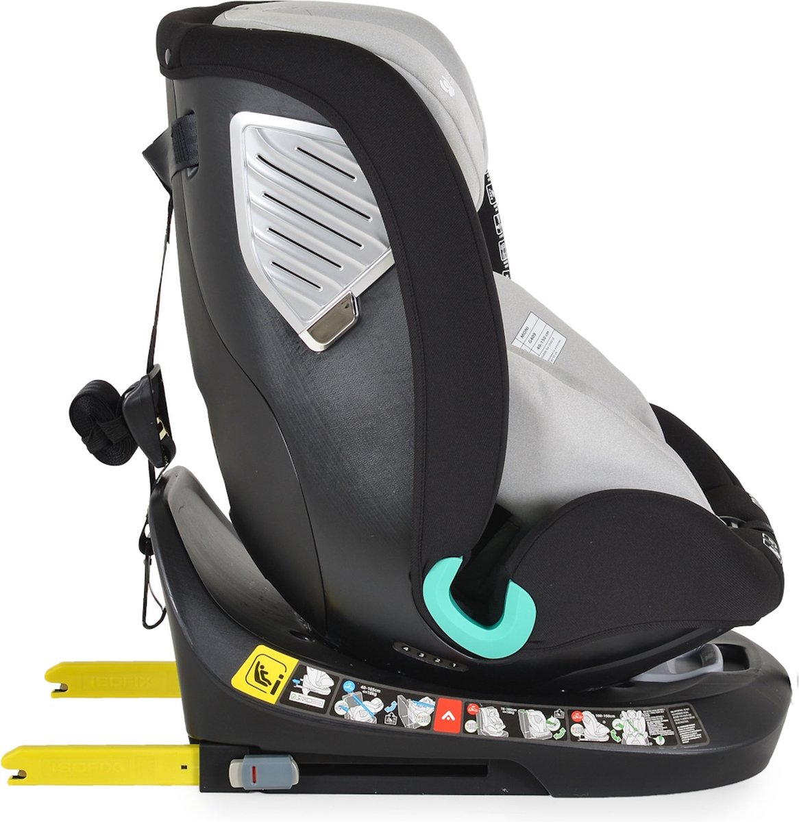 Moni Serengeti Light Grey i-Size Autostoel 40-150 cm