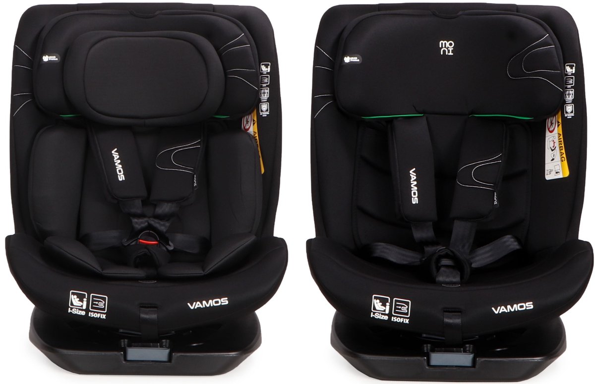 Moni Vamos Intence Black 360° i-Size Autostoel KD10