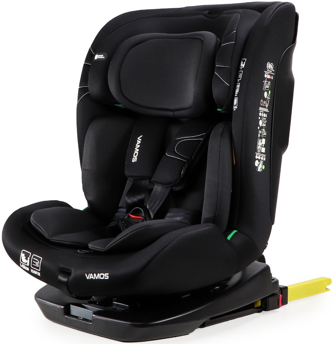 Moni Vamos Intence Black 360° i-Size Autostoel KD10