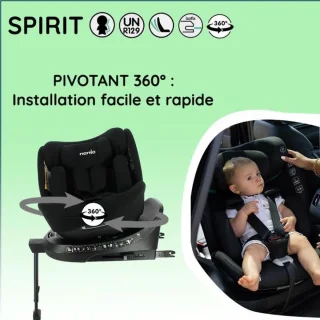 NANIA SPIRIT Isofix autostoel (Groep 0/1/2/3)