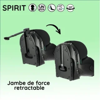 NANIA SPIRIT Isofix autostoel (Groep 0/1/2/3)