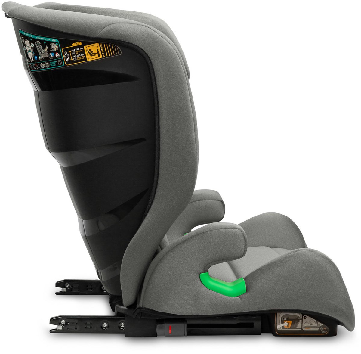 Nimbus I-Size Isofix Autostoel 4-12 Jaar Grey