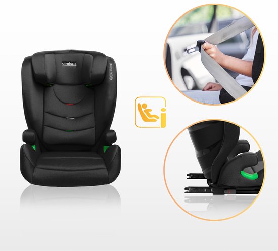 Nimbus I-Size Isofix Autostoel 4-12 Jaar Grey