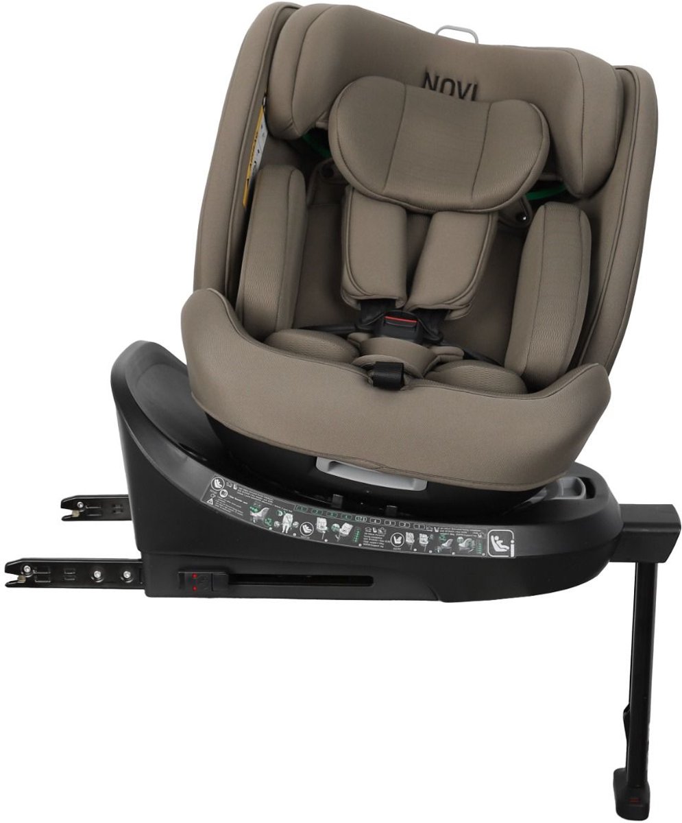 De Novi Baby David 3.0 Premium Autostoel Dark Taupe I-Size in één oogopslag