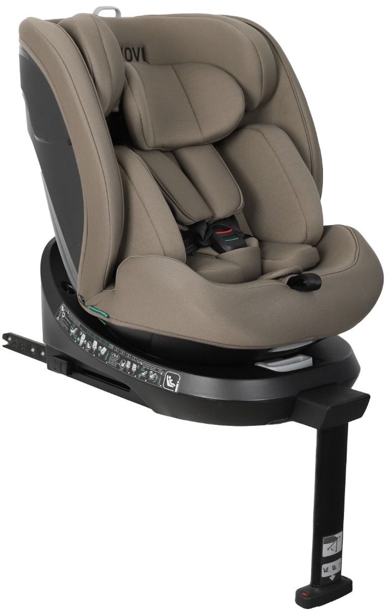 Wat vinden we goed aan de Novi Baby David 3.0 Premium Autostoel Dark Taupe I-Size