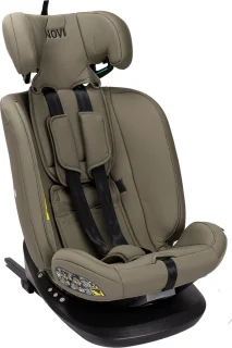 Novi Baby Goliath Premium I-Size Draaibaar Dark Chocolat Autostoel