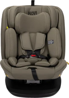Novi Baby Goliath Premium I-Size Draaibaar Dark Chocolat Autostoel