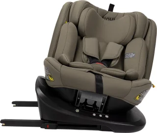 Novi Baby Goliath Premium I-Size Draaibaar Dark Chocolat Autostoel